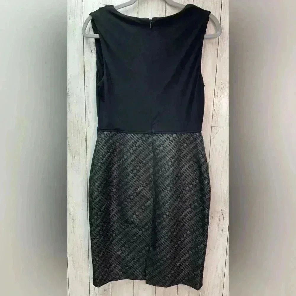 Ellen Tracy Black/Gray Dress size 10 cocktail/going out/special occasion - Picture 4 of 13